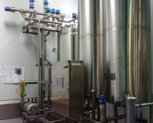 Three Tank Pharmaceutical CIP Skid