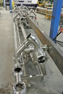 Curd Line Piping, Stainless Steel