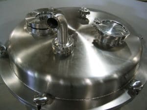 Brewing tank fabricated by Pure Ingenuity.