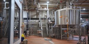 Interior of Spearhead Brewery in Kingston ON